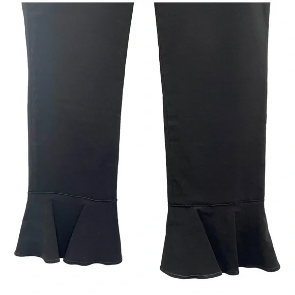 Isabel Marant Hunter Black Ruffle Hem Pants 44 - Picture 7 of 12